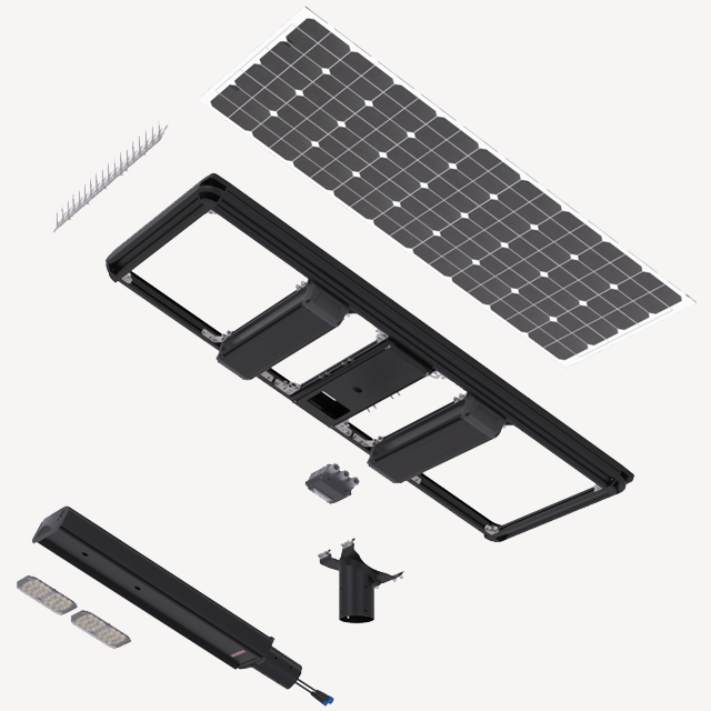 Lampione stradale a LED solare versione Ultron serie AE6